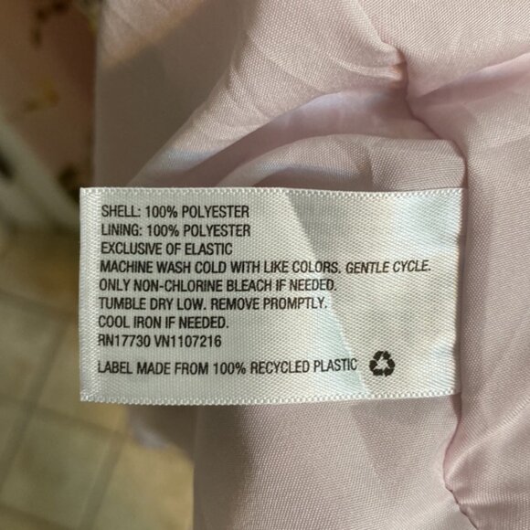 Isabel Maternity Floral Pink Maxi Dress Summer Ruffle Sleeve Lined Size Large - Picture 9 of 10